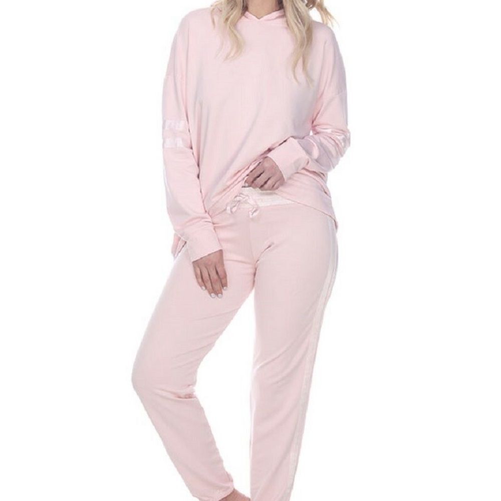 PJ Harlow Destiny Hooded Sweatshirt With Satin Trim - Picture 2 of 3